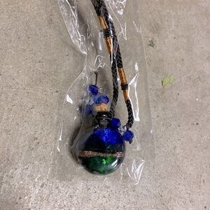 Glass Bottle Vial Necklace Novelty